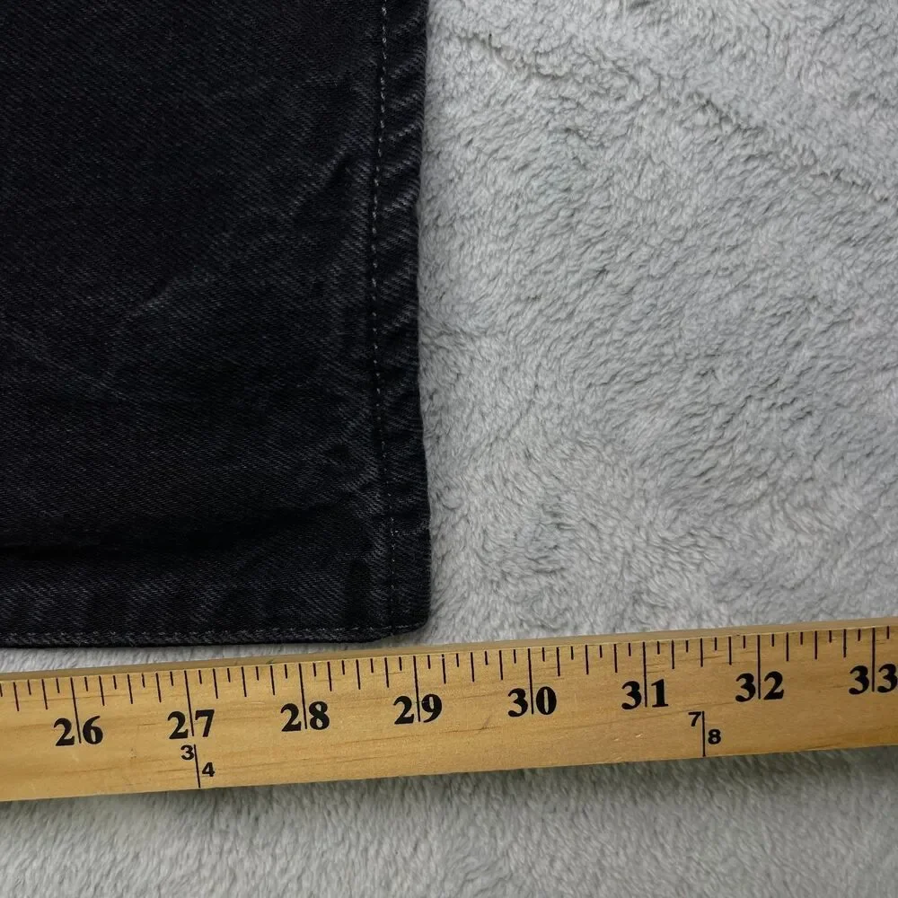 Levi's 501 Original‎ Fit Jeans Mens 38x30 Black Denim Cotton High-Rise Straight